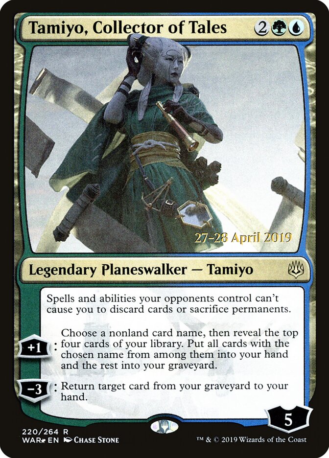 Tamiyo, Collector of Tales, War of the Spark Promos · 220/264