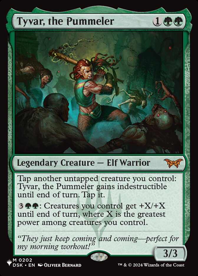 Tyvar, the Pummeler, The List · dsk-202