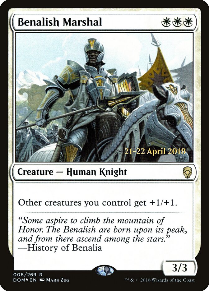 Benalish Marshal, Dominaria Promos · 006/269