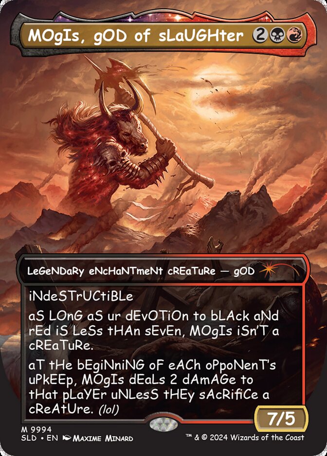 Mogis, God of Slaughter, Secret Lair Drop · 9994