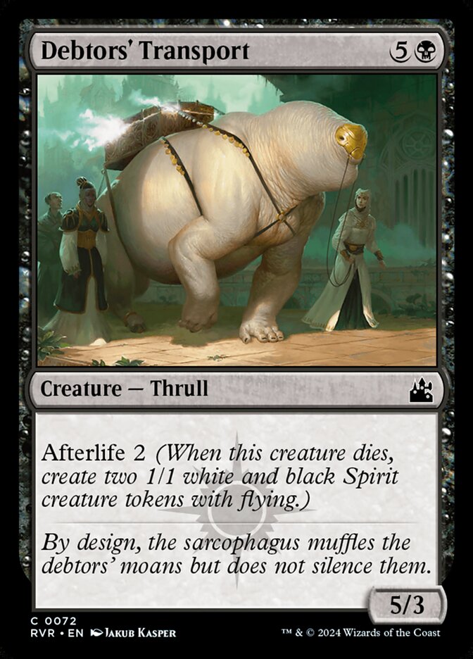 Debtors' Transport, Ravnica Remastered · 0072