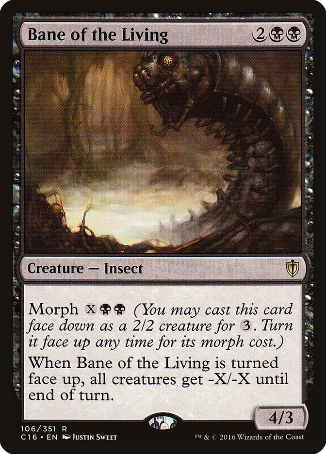 Bane of the Living, Commander 2016 · 106/351