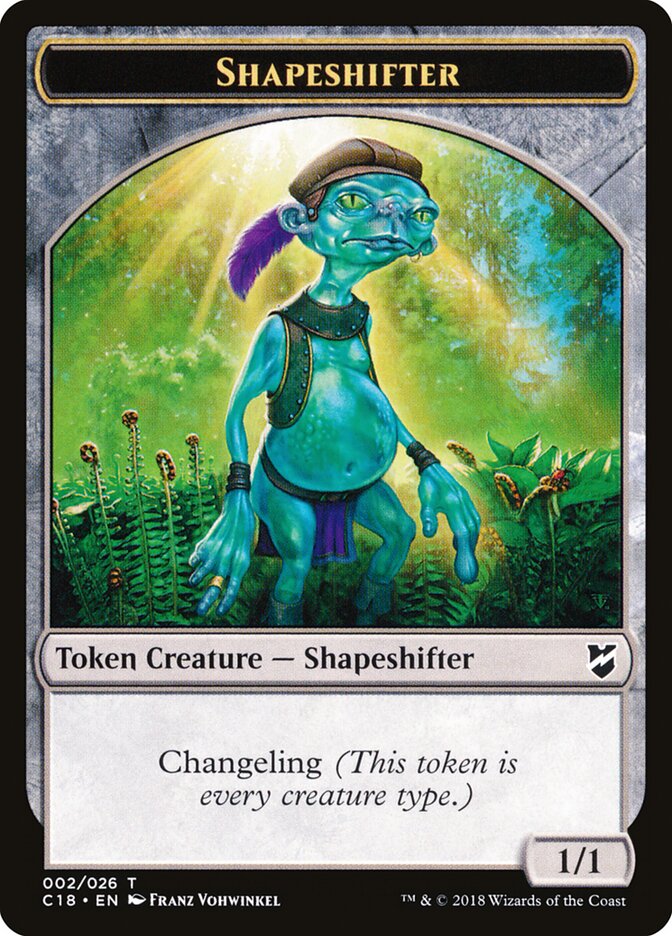 Shapeshifter, Commander 2018 Tokens · 002