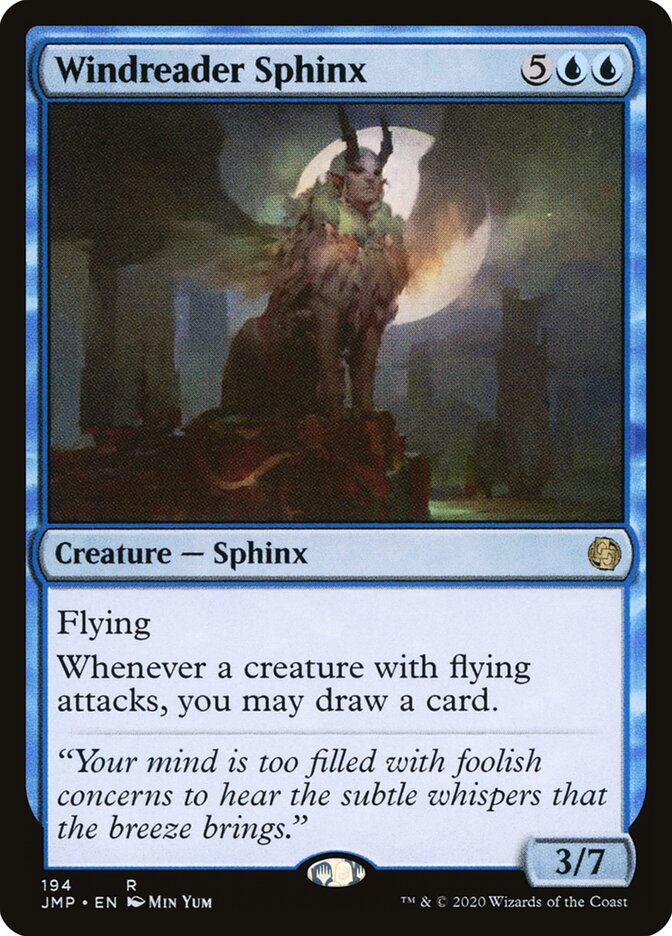 Windreader Sphinx, Jumpstart · 194