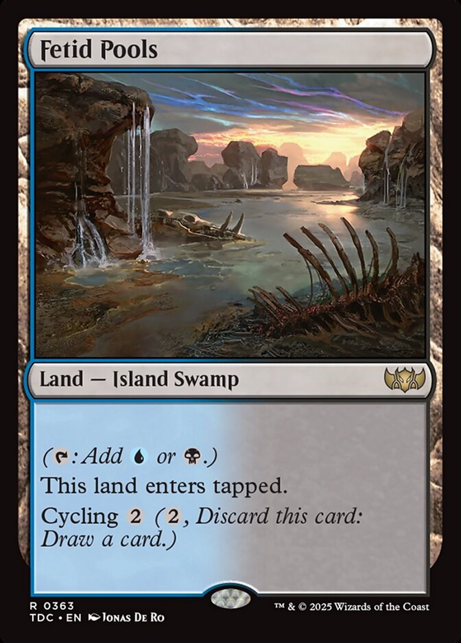 Fetid Pools, Tarkir: Dragonstorm Commander · 0363