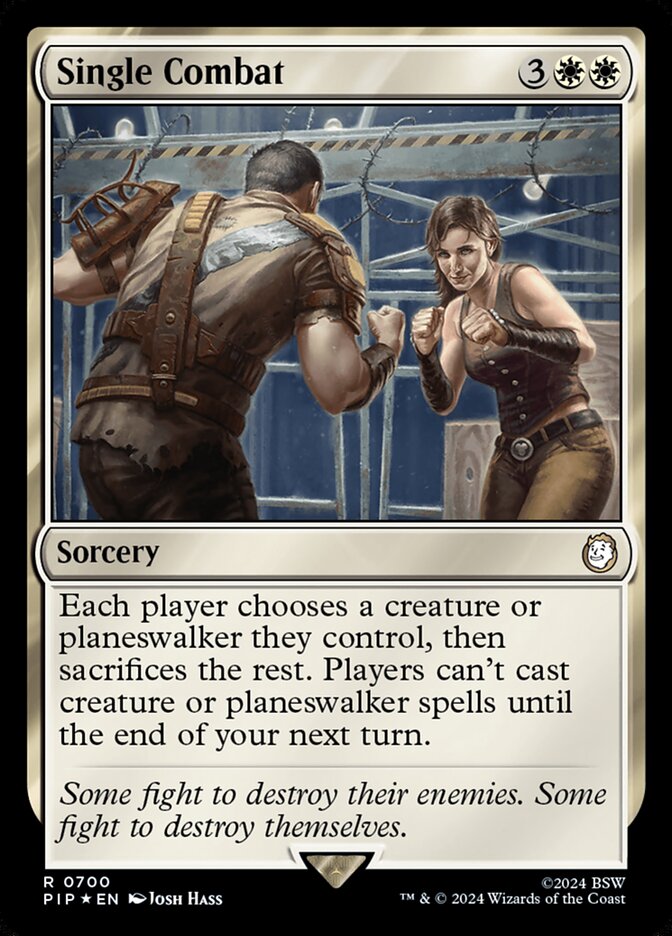 Single Combat, Fallout · 0700
