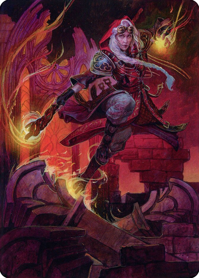 Jaya, Fiery Negotiator // Jaya, Fiery Negotiator, Dominaria United Art Series · 035