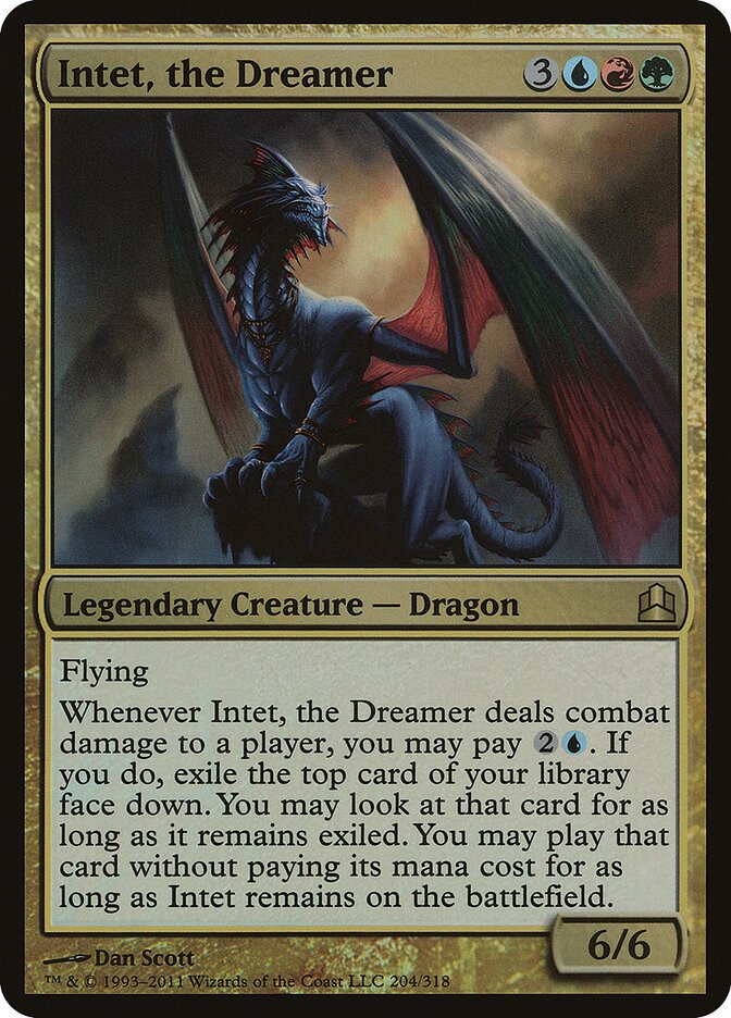 Intet, the Dreamer, Commander 2011 Oversized · 204