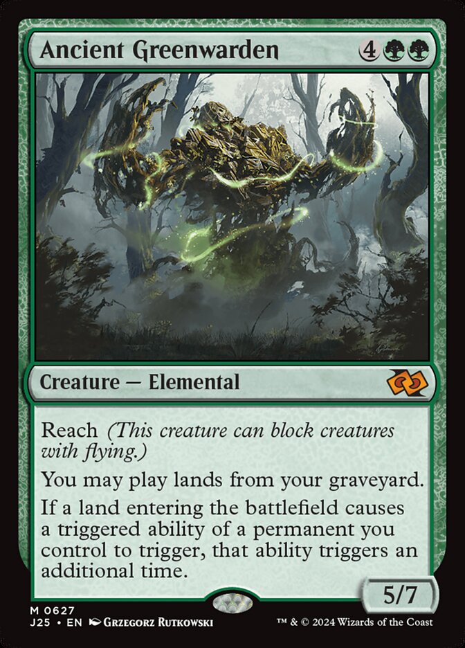 Ancient Greenwarden, Foundations Jumpstart · 0627