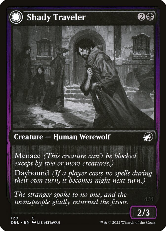 Shady Traveler // Stalking Predator, Innistrad: Double Feature · 120/534
