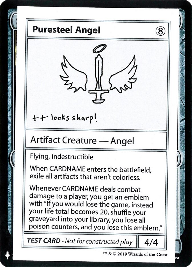 Puresteel Angel, Mystery Booster Playtest Cards 2019 · 109/121