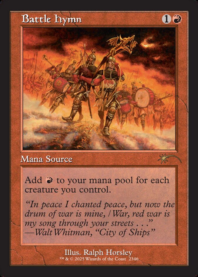 Battle Hymn, Secret Lair Drop · 2346