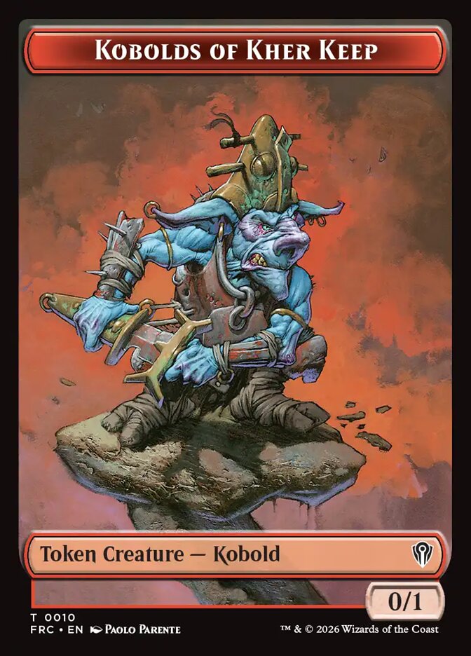 Kobolds of Kher Keep, Reality Fracture Commander Tokens · 0010