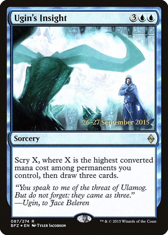 Ugin's Insight, Battle for Zendikar Promos · 087/274