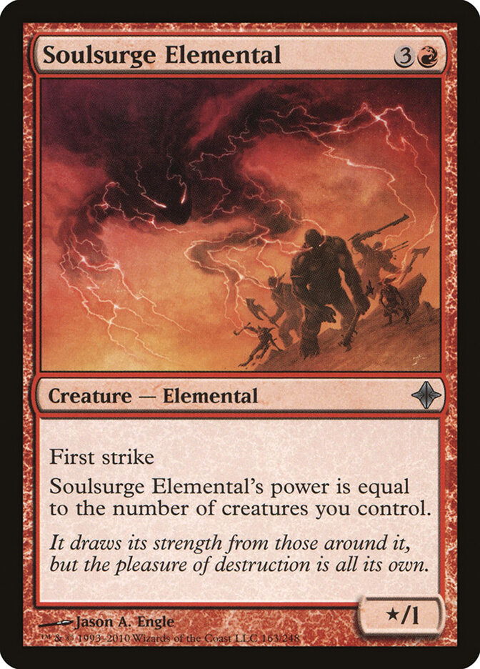 Soulsurge Elemental, Rise of the Eldrazi · 163/248