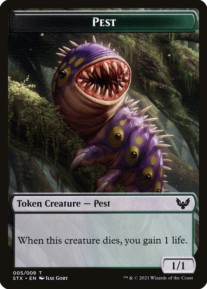Pest, Strixhaven: School of Mages Tokens · 005