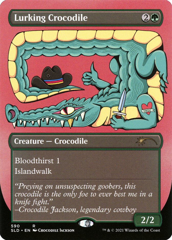 Lurking Crocodile, Secret Lair Drop · 590