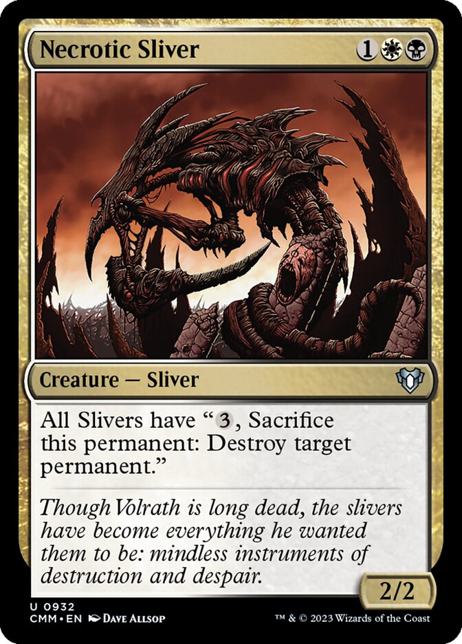 Necrotic Sliver, Commander Masters · 0932