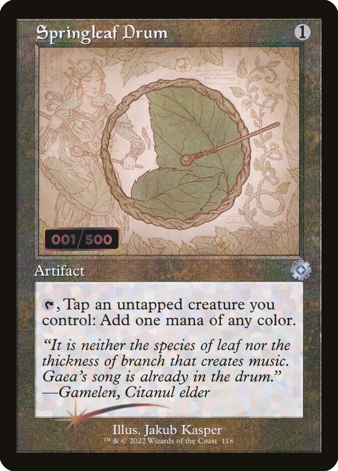 Springleaf Drum, The Brothers' War Retro Artifacts · 118z