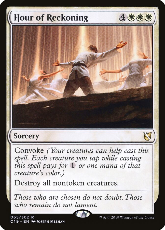 Hour of Reckoning, Commander 2019 · 065/302
