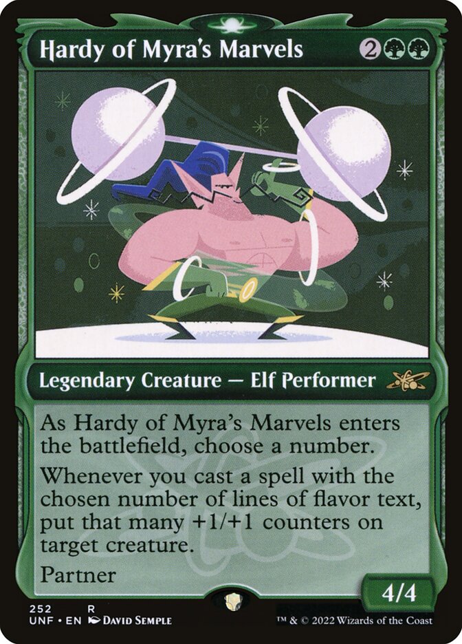 Hardy of Myra's Marvels, Unfinity · 252