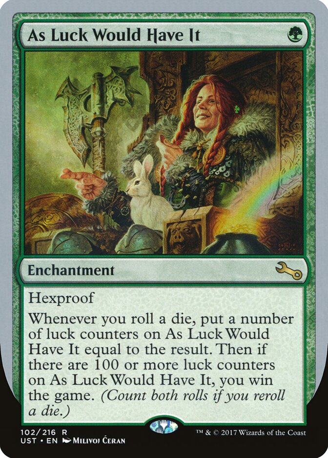 As Luck Would Have It, Unstable · 102/216