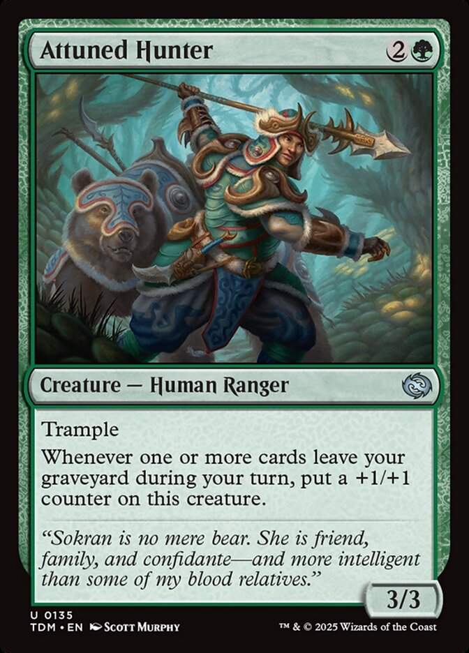 Attuned Hunter, Tarkir: Dragonstorm · 0135