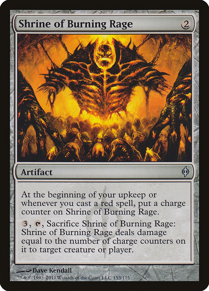 Shrine of Burning Rage, New Phyrexia · 153/175