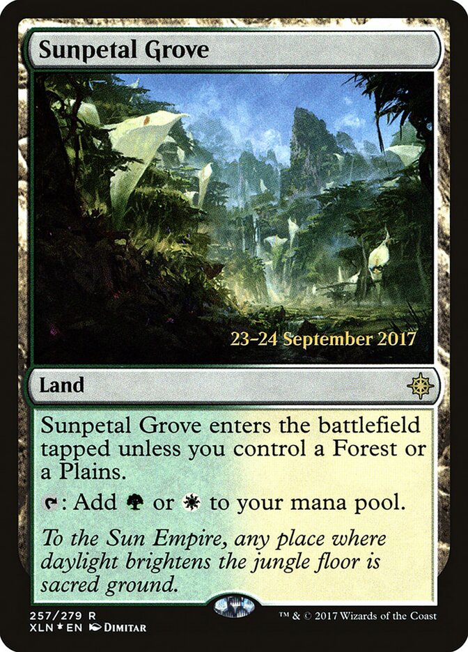 Sunpetal Grove, Ixalan Promos · 257/279