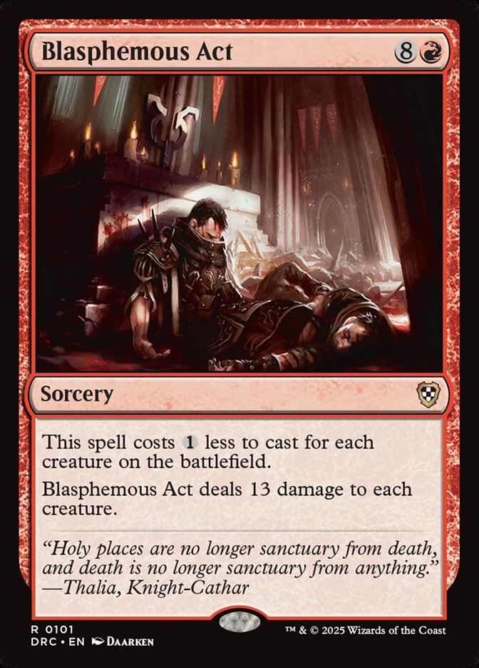 Blasphemous Act, Aetherdrift Commander · 0101