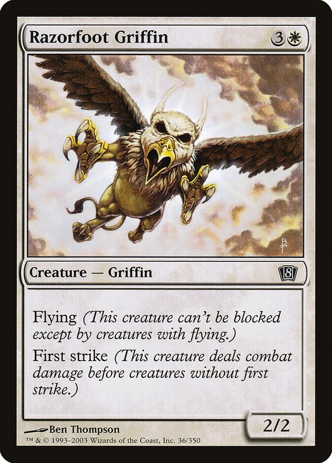 Razorfoot Griffin, Eighth Edition · 36-star