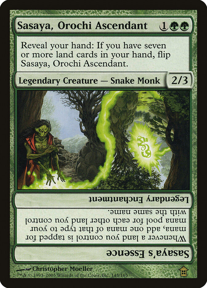 Sasaya, Orochi Ascendant // Sasaya's Essence, Saviors of Kamigawa · 145/165