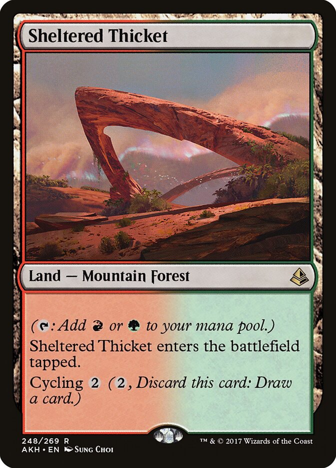 Sheltered Thicket, Amonkhet · 248/269