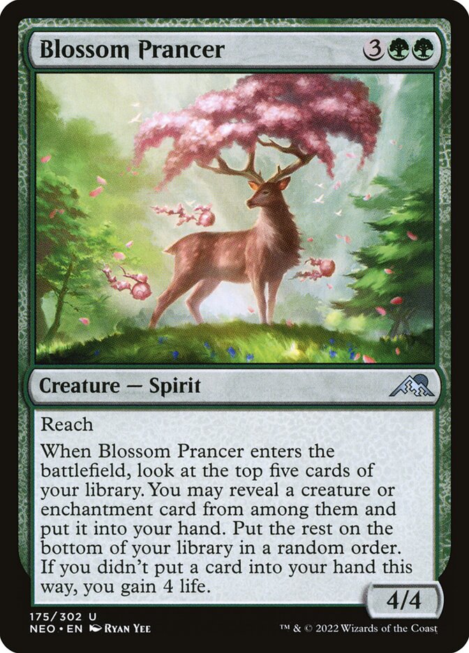 Blossom Prancer, Kamigawa: Neon Dynasty · 175/302