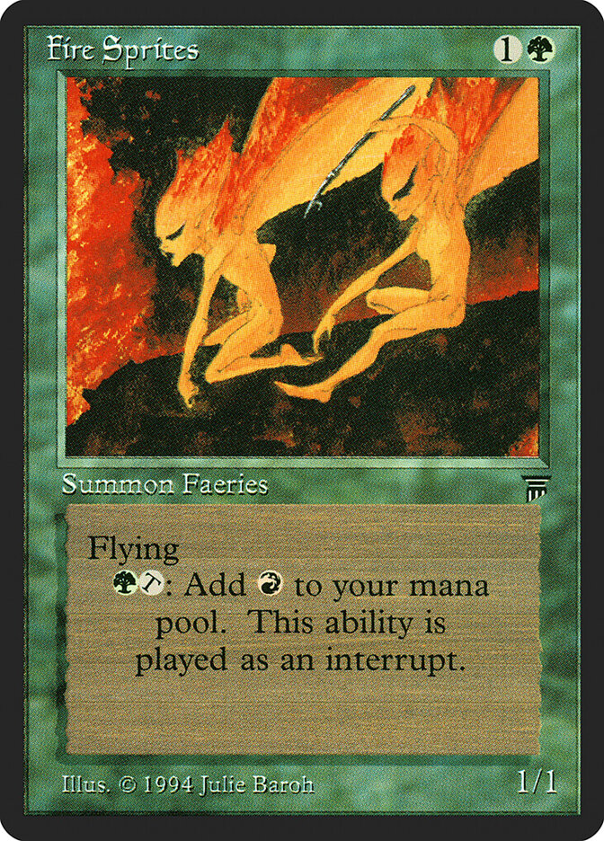 Fire Sprites, Legends · 186