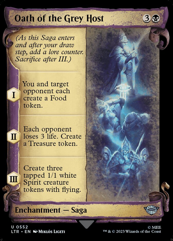 Oath of the Grey Host, The Lord of the Rings: Tales of Middle-earth · 0552