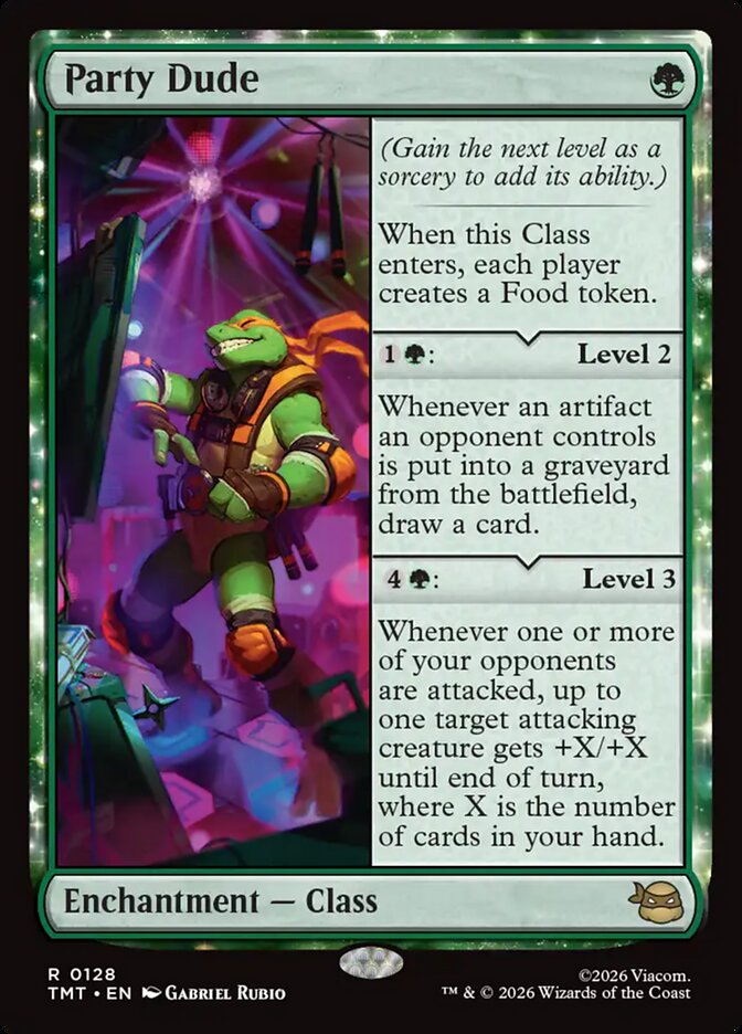 Party Dude, Teenage Mutant Ninja Turtles · 0128