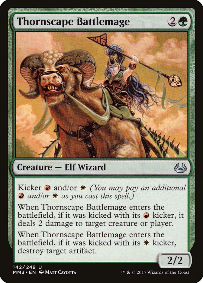 Thornscape Battlemage, Modern Masters 2017 · 142/249
