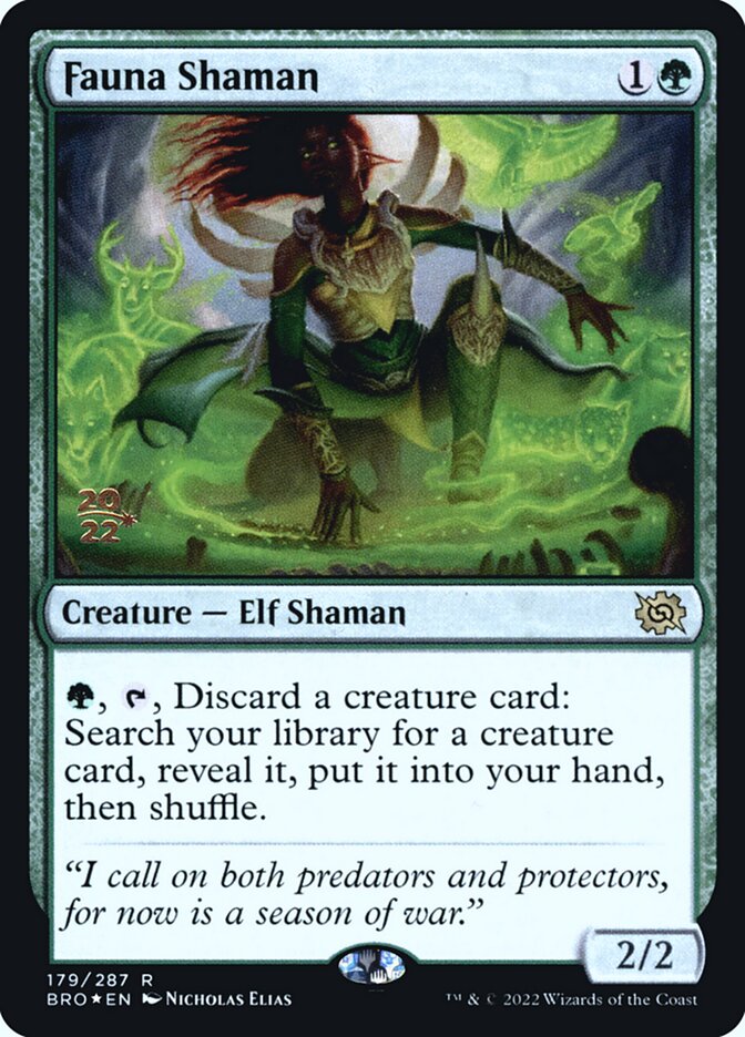 Fauna Shaman, The Brothers' War Promos · 179/287