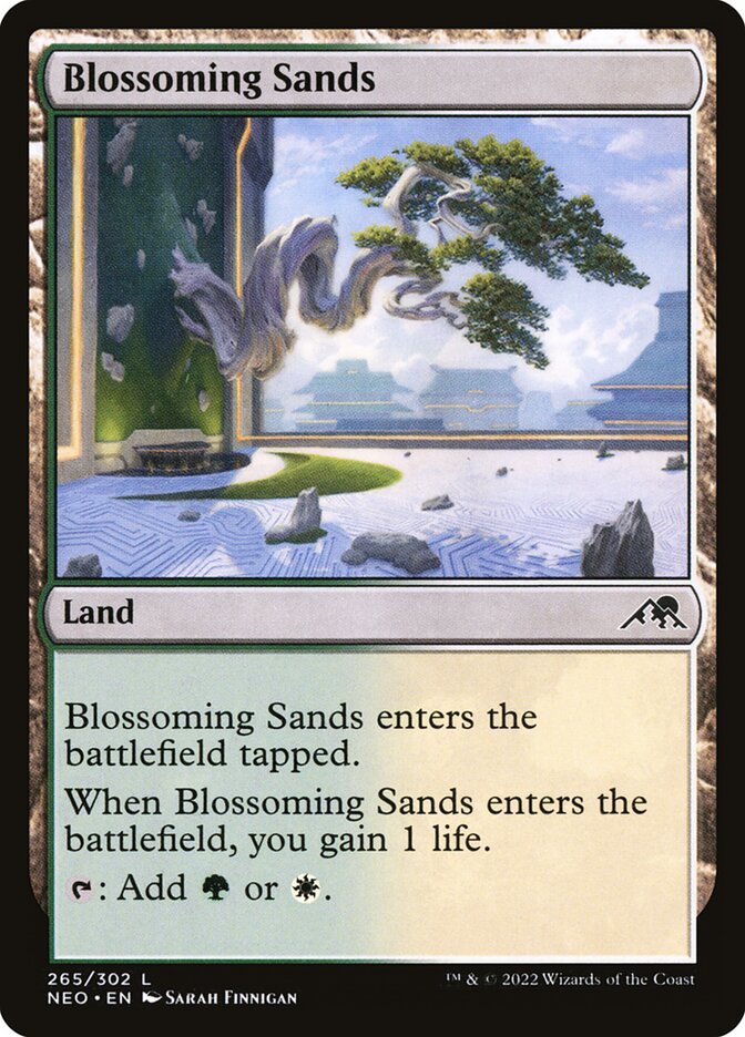 Blossoming Sands, Kamigawa: Neon Dynasty · 265/302
