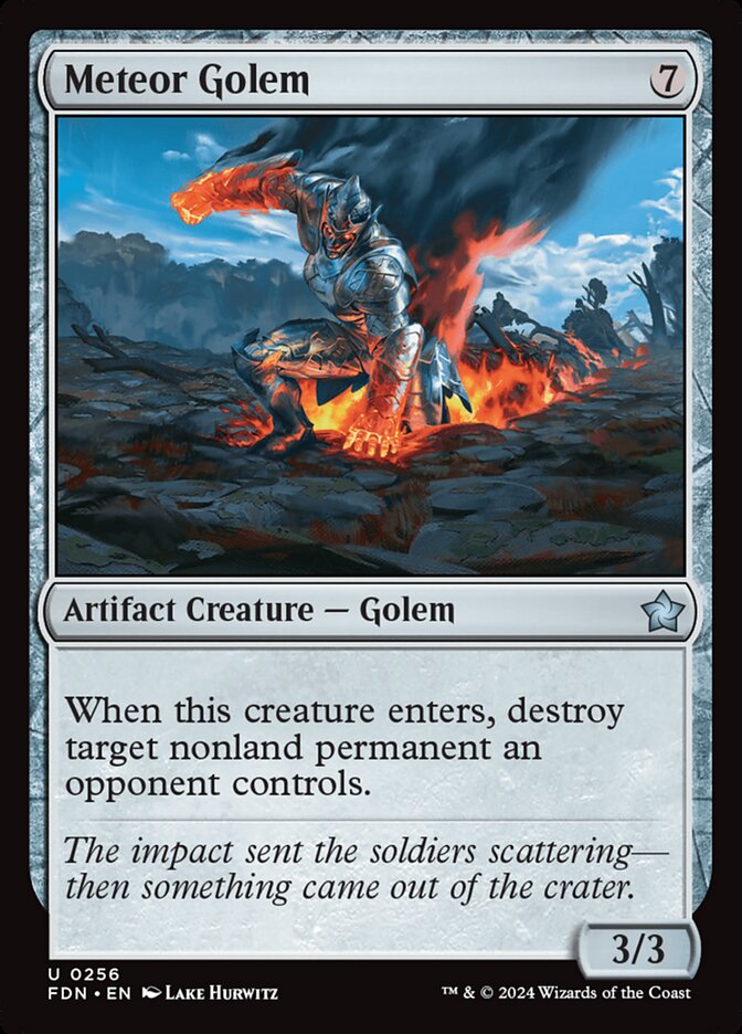 Meteor Golem, Foundations · 0256
