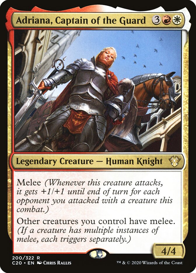 Adriana, Captain of the Guard, Commander 2020 · 200/322