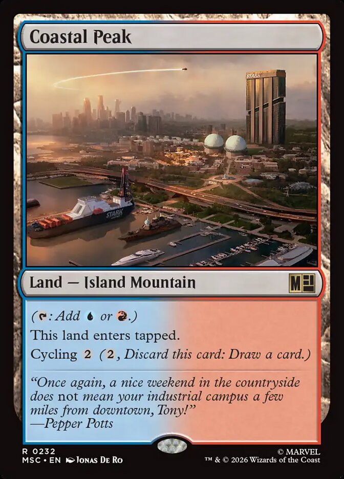 Coastal Peak, Marvel Super Heroes Commander · 0232