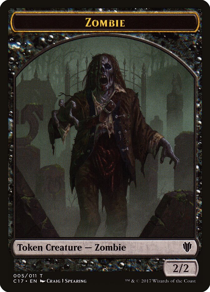 Zombie, Commander 2017 Tokens · 005