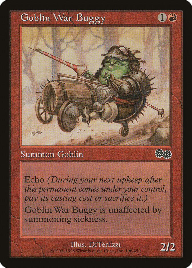 Goblin War Buggy, Urza's Saga · 196/350