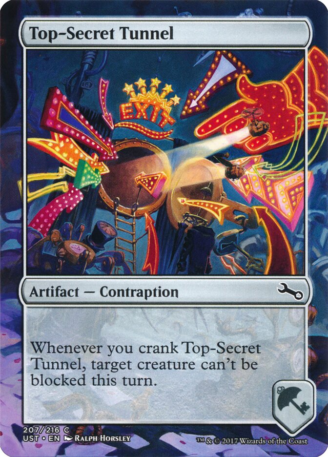 Top-Secret Tunnel, Unstable · 207/216