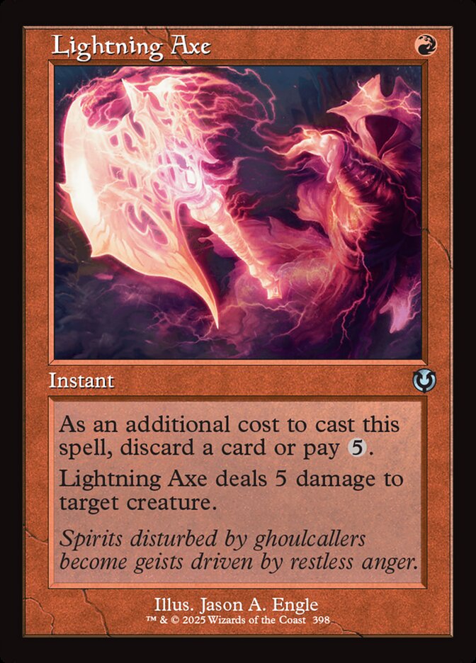 Lightning Axe, Innistrad Remastered · 0398