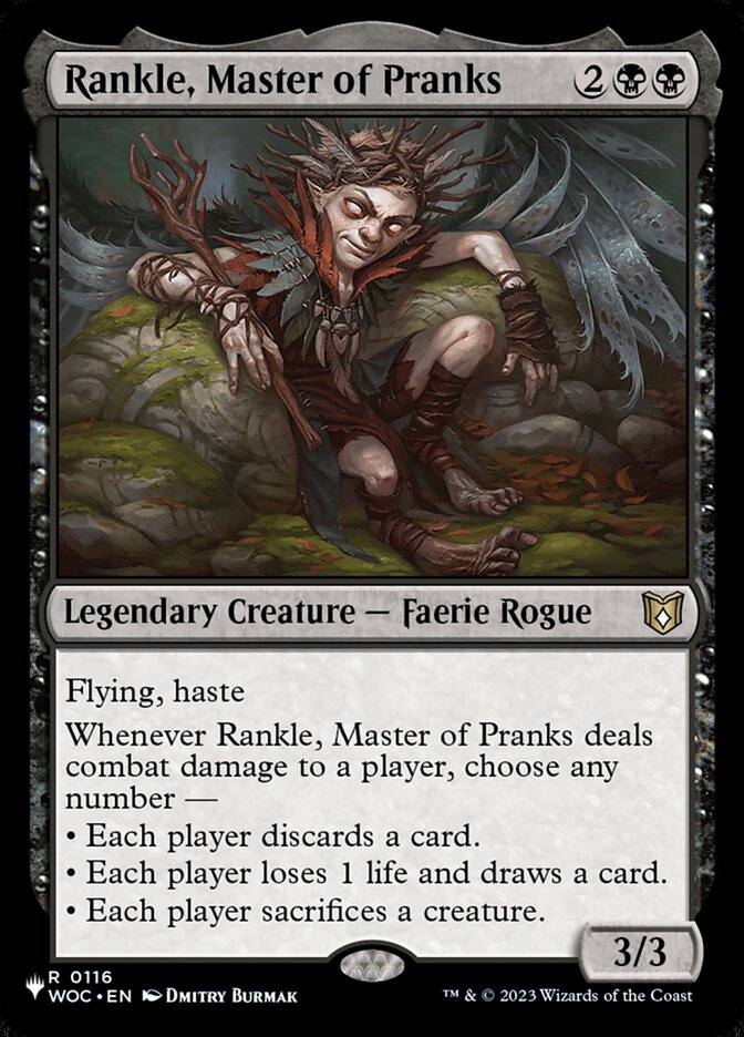Rankle, Master of Pranks, The List · woc-116