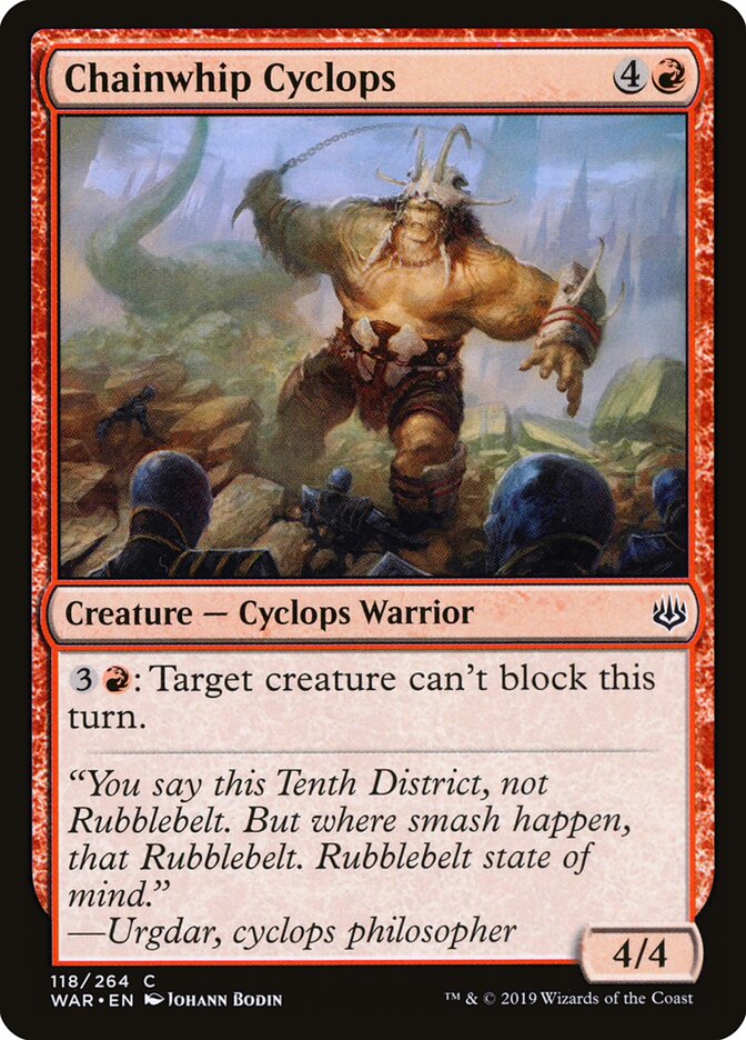 Chainwhip Cyclops, War of the Spark · 118/264