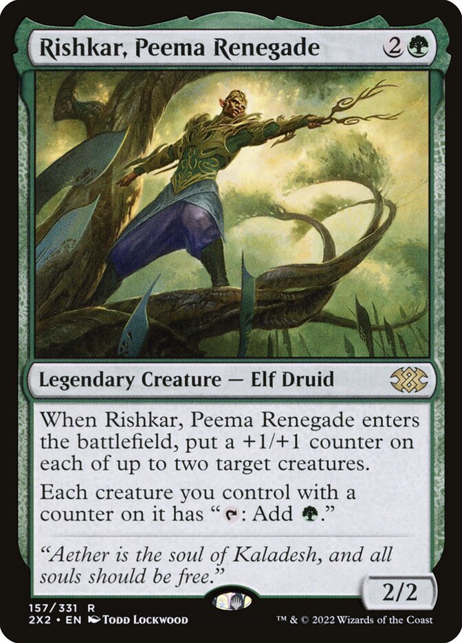 Rishkar, Peema Renegade, Double Masters 2022 · 157/331